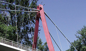 realizace Lávka přes řeku Willamette, 2